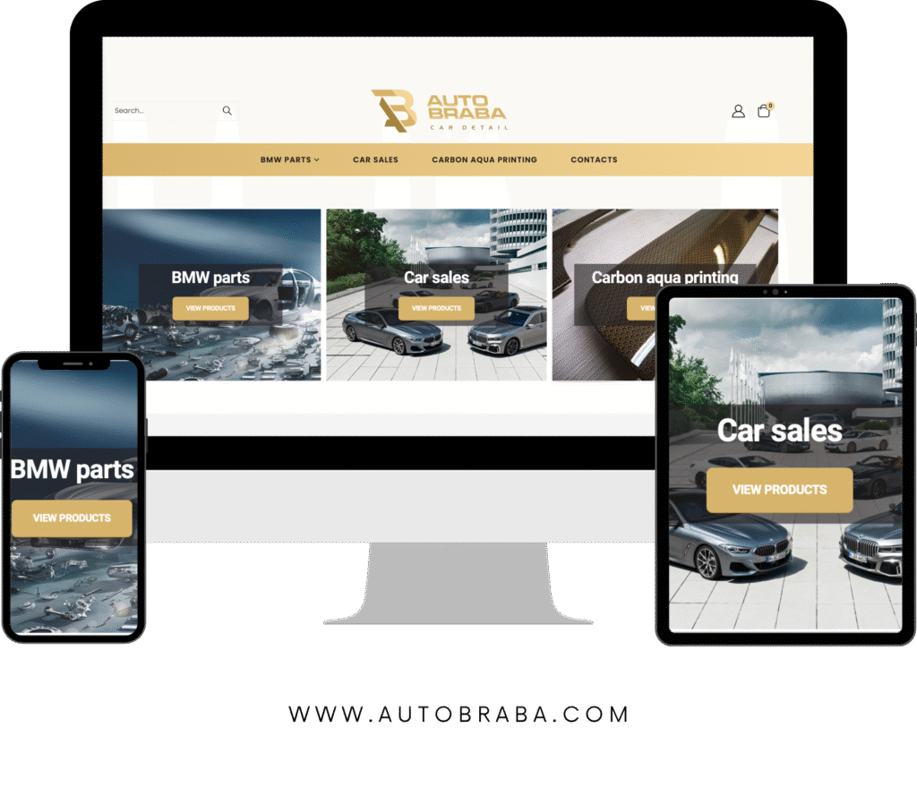 WooCommerce car parts eCommerce site